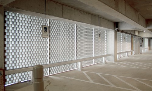 Decorative Grille Parking Ramp